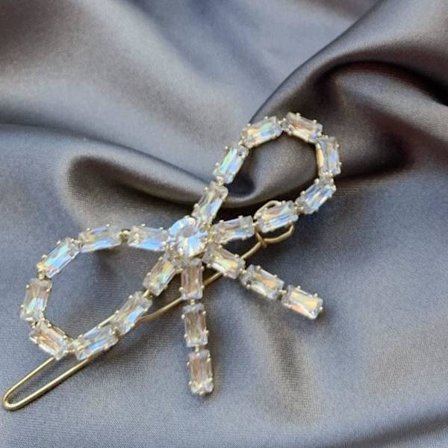 Båndhårspenne for kvinner (gull)