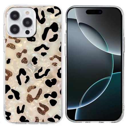 Vibe iPhone 16 Pro skal - Leopardtryck