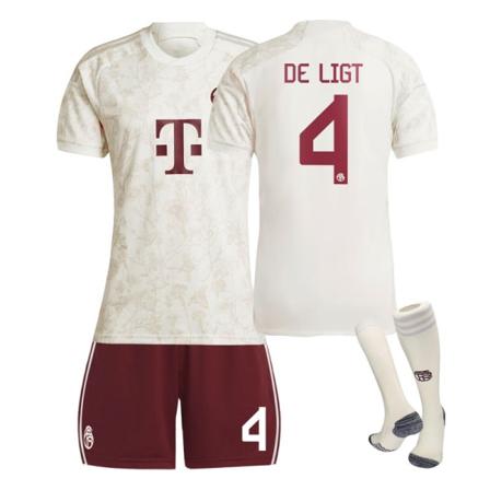 2324 Bayern München andra gästtröja barnmodell student vuxen tränings sportdräkt laguniform herr- och damfotbollsuniform No number XL