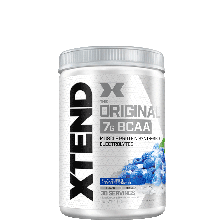 Xtend BCAA pulver 30 portioner, Raspberry Blue - Bodyman.dk