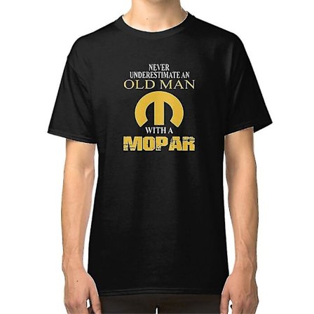 Underskatta aldrig en gammal man med en Mopar T-shirt