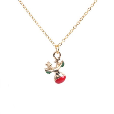 Halsband till Jul / Christmas i Guld Färg - Ren / Julren - Julklapp