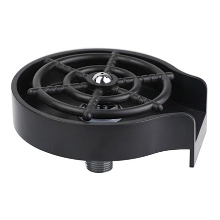 Automatisk kopskyller til køkkenvask, automatisk kopskrubber, vaskemaskine, bar, kaffekande, vask af kopper, værktøj, sort