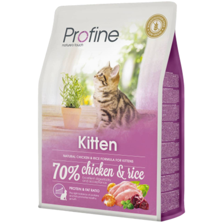 Profine - Tørrfôr til kattunge kylling og ris 2 kg - Katt - Kattefôr & kattemat - Tørrfôr for katt - ZOO.no