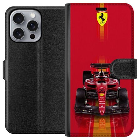 Yhteensopiva Lompakkokotelo Apple Apple iPhone 16 Pro Max Ferrari Formula 1 -auto ikonisessa punaisessa muotoilussa urheilullisella tarkkuudella
