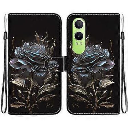 Til OnePlus Nord CE4 Lite 5G Wallet Telefon Cover Læder Flip Cover Mønster Print