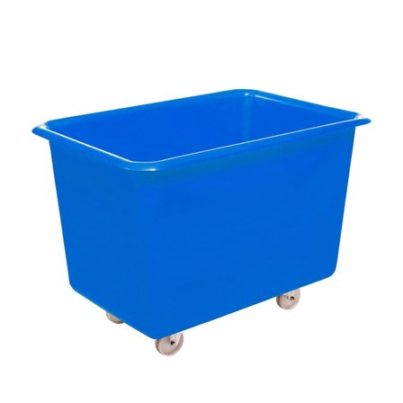 Mobile container truck, 735x1010x685 mm, 320 L, blue