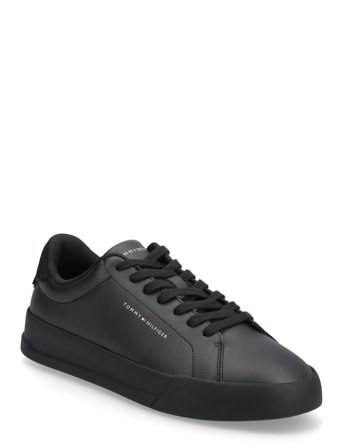 Tommy Hilfiger Th Court Lth Detail Ess - Black - 45