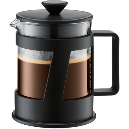 Bodum Crema Presskanne 4 Kopper 0,5 l' - 'Svart og blank