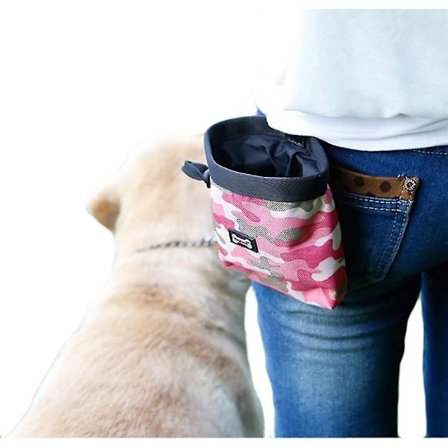 Kamouflage Husdjur Hund Aktivitetsgodis Påse Snacks Väska Valpträning Promenad Bajspåsehållare