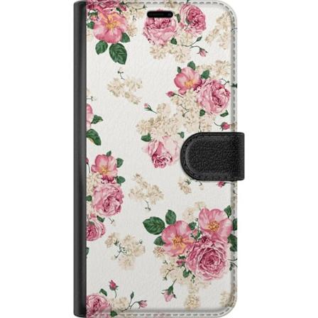 Samsung Galaxy S24 FE Lompakkokotelo Retro Kukkia