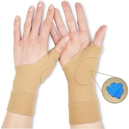 Tumskyddsstöd - 2-pack tumskyddsstöd för artrit - tum- och handledsstöd för artrit - vänster och höger handled - WELLNGS