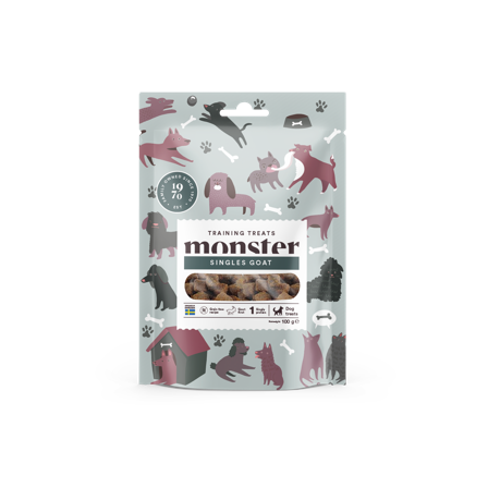 Monster Pet Food - Hundetreningsgodbiter av geit 100 g - Hund - Hundegodbiter & tyggebein - Tyggeruller & tyggepinner - ZOO.no