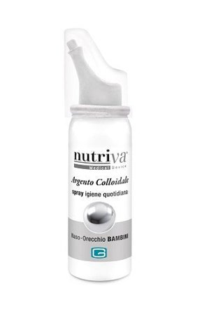 Nutriva Argento Colloidale Spray Naso E Orecchio Bambini 30ml