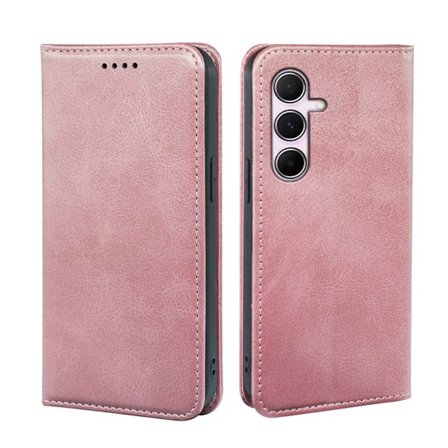 Samsung S23 Plus telefondeksel, flip-telefon beskyttelsesdeksel, roségull