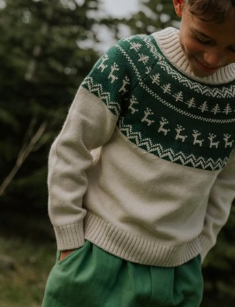 Fliink Janie Nordic Pullover - Multi/patterned - 3 Y