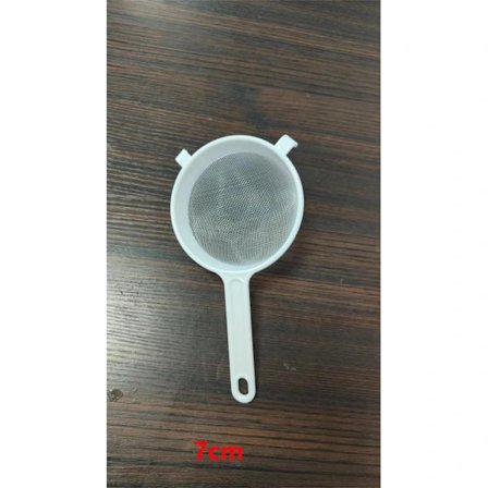 /EA/7 cm, (vit) Rund nylonnätsil av plast