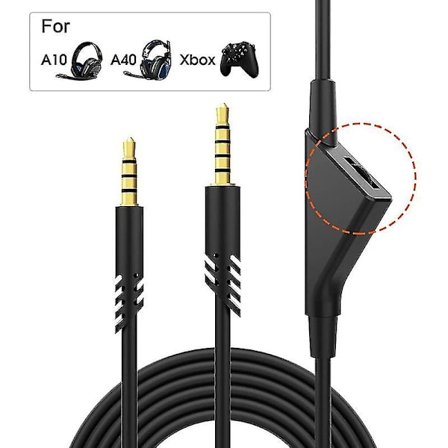 Ersättningskabel för Astro A10 A40 A30 G233 Gaming Headset
