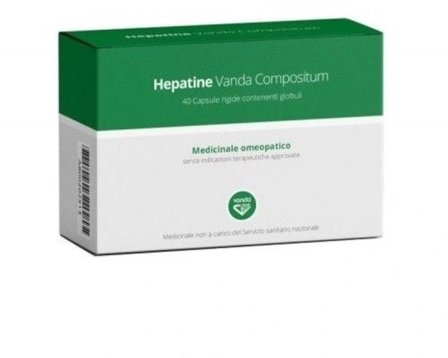 Hepatine Vanda Granuli in Capsule Rigide 40 Capsule da 450 mg in