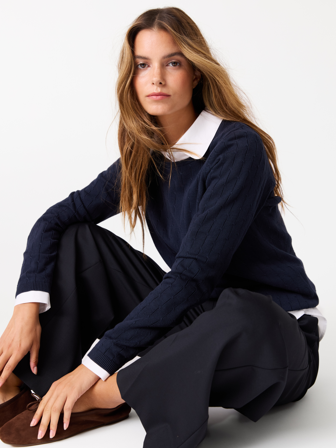 Jean Paul - Isadora genser - Dame - Blå - Gensere & Cardigans - XS