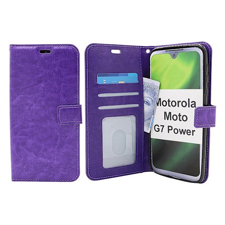 Crazy Horse Wallet Motorola Moto G7 Power