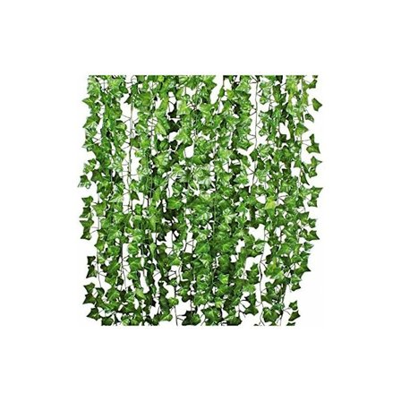 Kunstig efeu guirlande udendørs dekoration til fest, bryllup, køkken, have, kontor