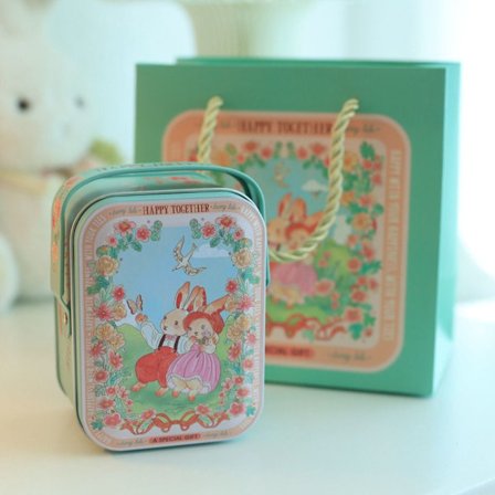 Candy Tin Box Förvaringsburk 8 8