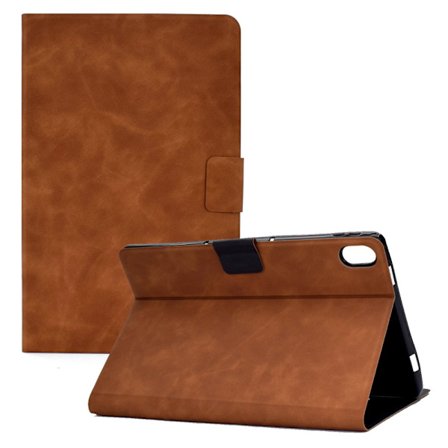 SKALO iPad 10.9 (2022) PU-læder Flip Cover - Brun