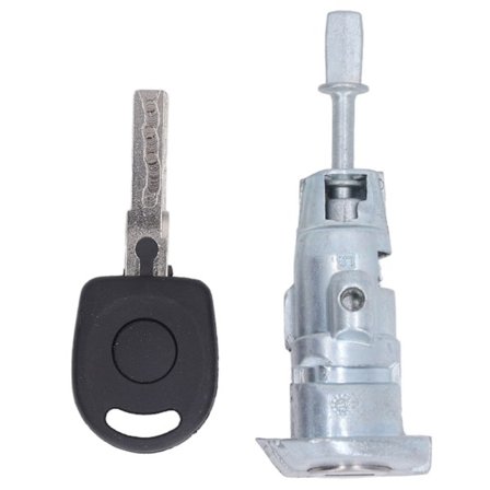 Främre vänster dörrlåscylinderkit Zinklegering Cylinder Set med nyckel för B5 1998-2005