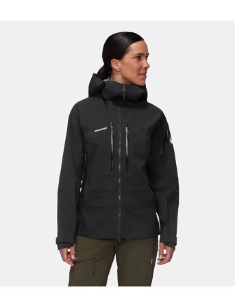 Mammut Taiss Pro Hs Hooded Jacket Women - Black - L