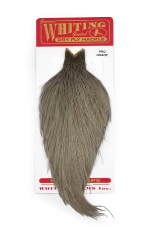 Whiting Pro Grade Cape White dyed Medium Dun
