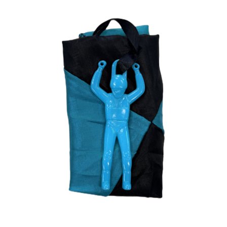 Sininen käsin heitetty laskuvarjolelu ulkokäyttöön, parantaa manipulaatiokykyä