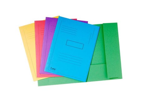 EXACOMPTA Mapp 2-klaff 290g A4 sorterade färger - Lyreco - Kontorsmaterial - Mappar och plastfickor - Mappar övriga