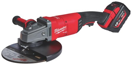 Milwaukee M18 FLAG230XPDB-121C Vinkelslip med batteri och laddare, Maskiner