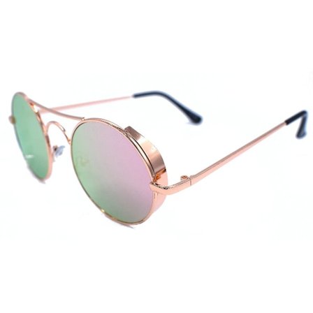 Runde solbriller - Rosa/grønn