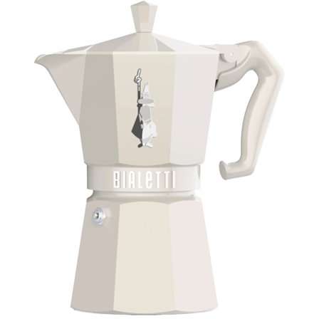 Bialetti Mokabryggare 6 koppar, vit | Kaffe > Kaffebryggare | Bagaren och Kocken