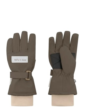 MINI A TURE Matcelio Gloves - Khaki green - 10/12Y