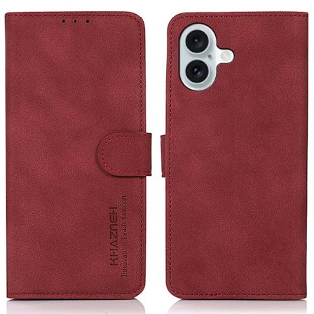 SKALO iPhone 17 KHAZNEH Lompakkokotelo - Punainen