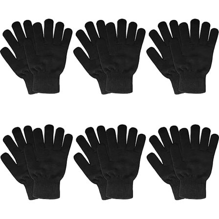 Vinterjakke til kvinder, 6 par vinterhandsker til kvinder