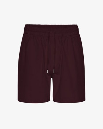 Organic Twill Shorts - Oxblood Red - Male - L