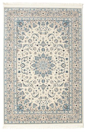 Medaljong- Lite Nain Emilia Teppe - Beige/Lys Blå 140X200