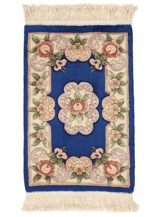 Kina 90 Line Matta Handknuten 60X90 Brun/Beige Kina