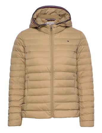 Lw Down Jacket Fôret Jakke Beige Tommy Hilfiger