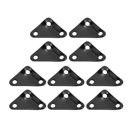 Ultralett Paracord Strammer i Aluminiumlegering 10 stk Trekant Telt Tau Feste