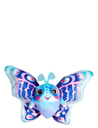 Simba Toys | Fluffy Fly Butterfly Plush, Blue | ONE SIZE
