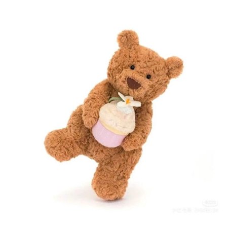 Jellycat Bartholomew Björn Pehmolelut - 2025 Uusin Klassinen Lastenlahja, Joululahjat Naisille - Ruskea/26 cm