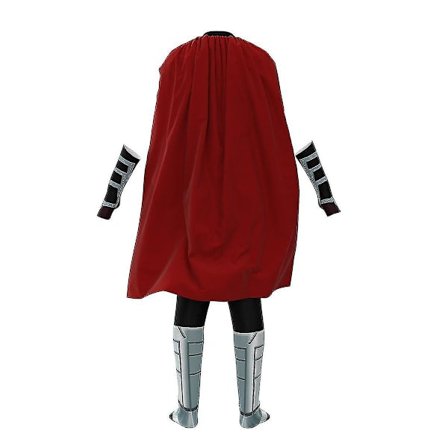 Thor Love And Thunder Barn Kostyme Halloween Cosplay Jumpsuit Kappe Antrekk -a