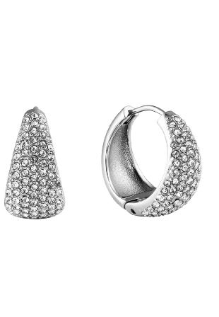 Mockberg Treasure Hoops Steel Large Smycken & klockor Dam Silver