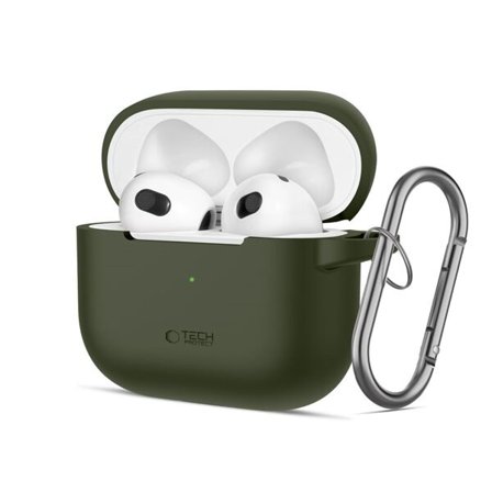 Tech-Protect silikonkroketui for Apple AirPods 3 - grønn
