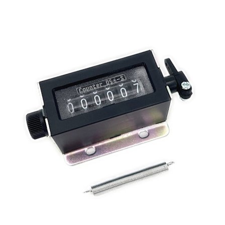 Mekanisk räknare, D67f 5-siffrig räknare 0-99999 Manuell mekanisk återställning Manuell slagräknare